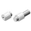 Worm shafts, steel, milled